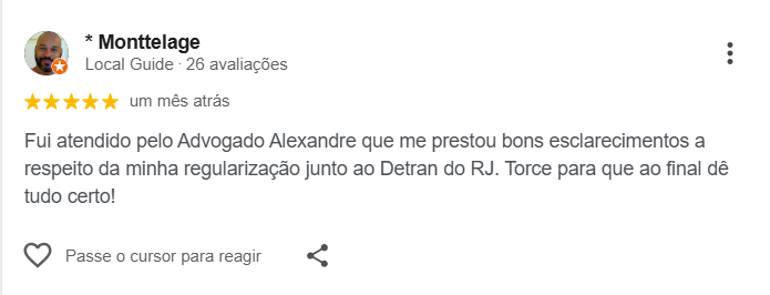 Avaliação Google