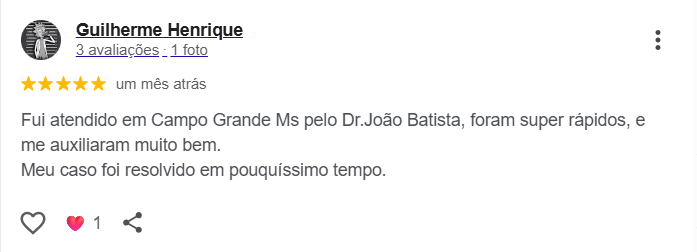 Avaliação Google